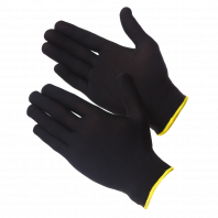 GWARD Touch Black Перчатки нейлоновые черного цвета без покрытия (арт.NP1001) 9(L)