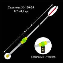 Сторожок лавсановый "ПМ" Стрекоза 30-120-25 (0,2-0,9 гр) (инд уп)